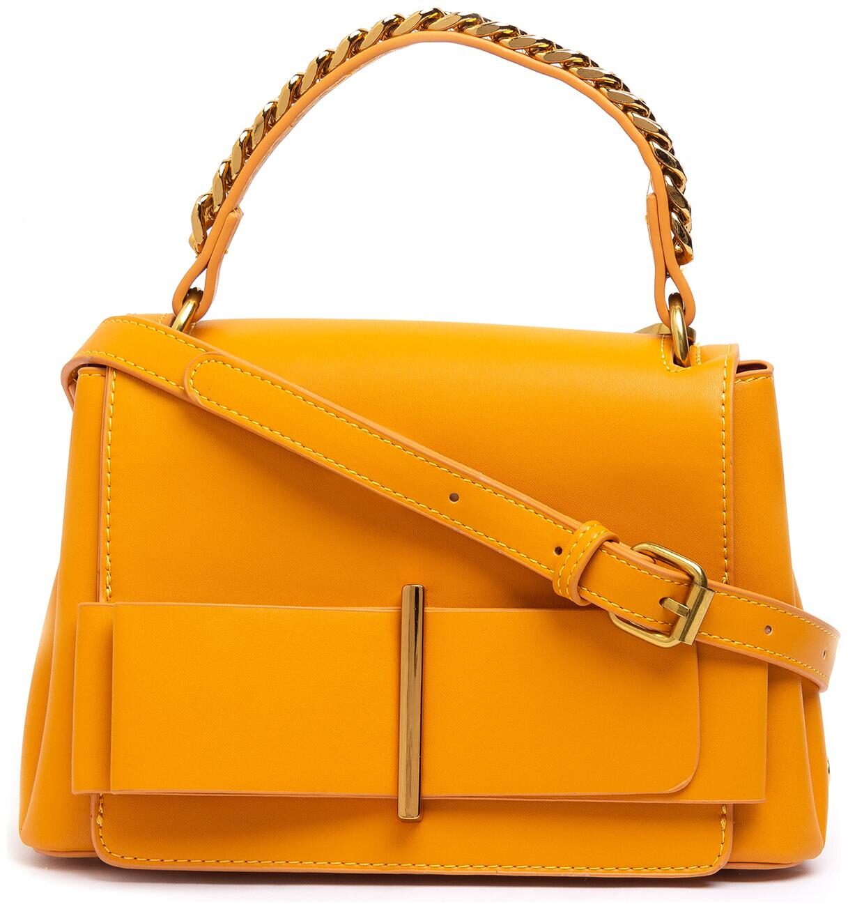

Globus Yellow PU Handheld Bag - S2001ALNSFB22-OCHRE