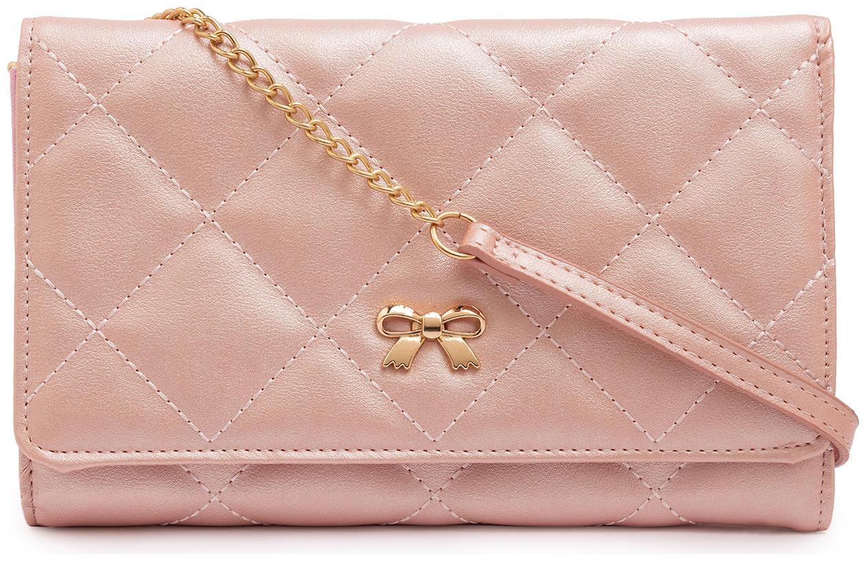 

Globus Women Rose Gold PU Wallet