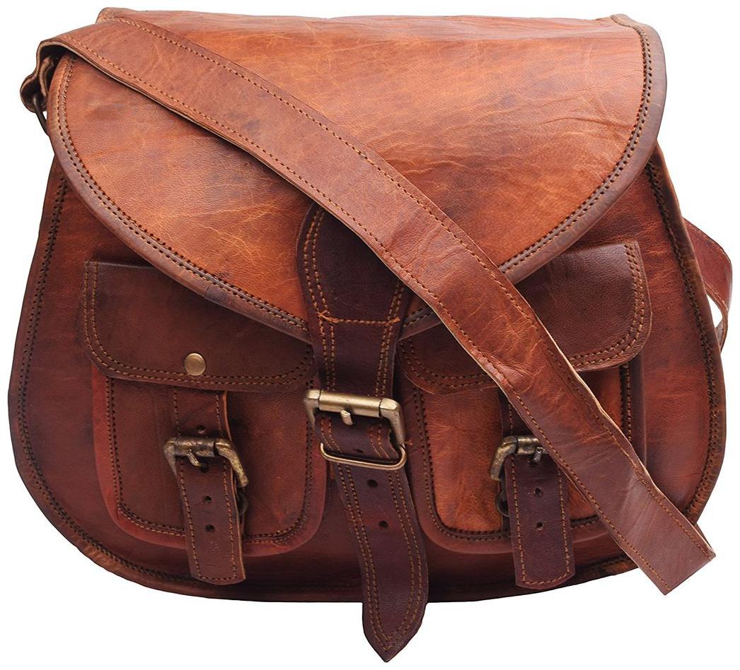 

Gosling Genuine Leather Women Buckle Sling Bag