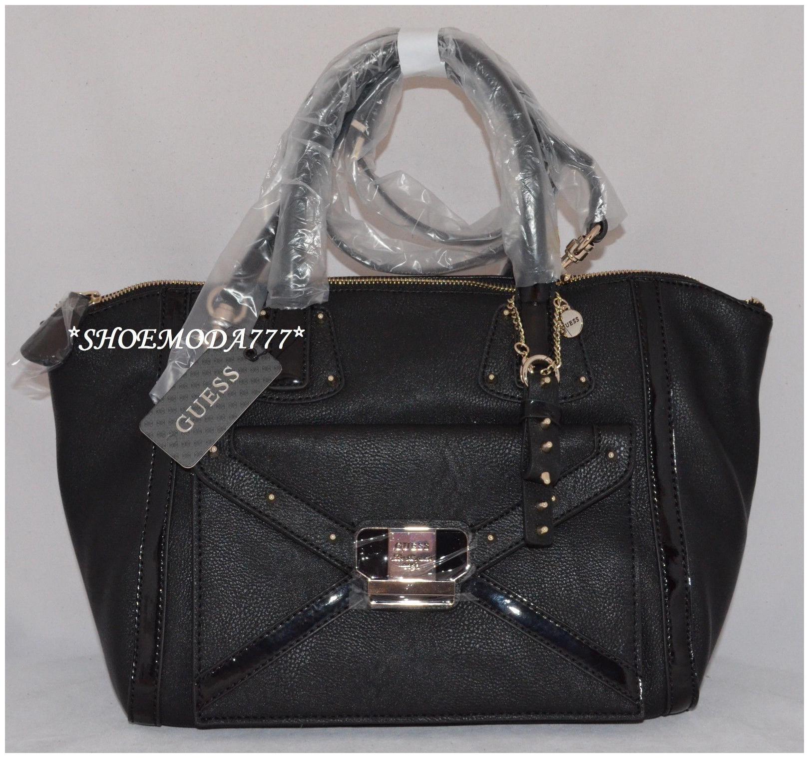 

GUESS Chleo Shoulder Bag Purse Handbag Satchel Cognac Black Nude White Multi New