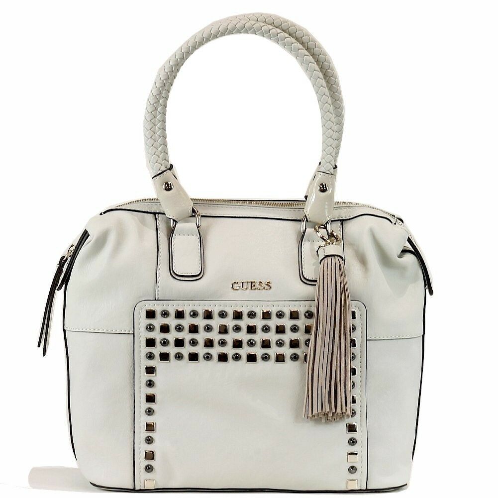 

Guess Women s Check Mix VG453810 Large Box Satchel Handbag