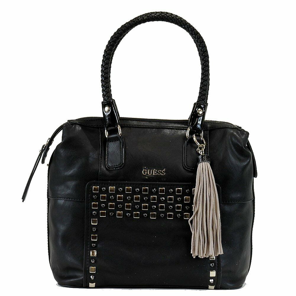 

Guess Women s Check Mix VG453810 Large Box Satchel Handbag