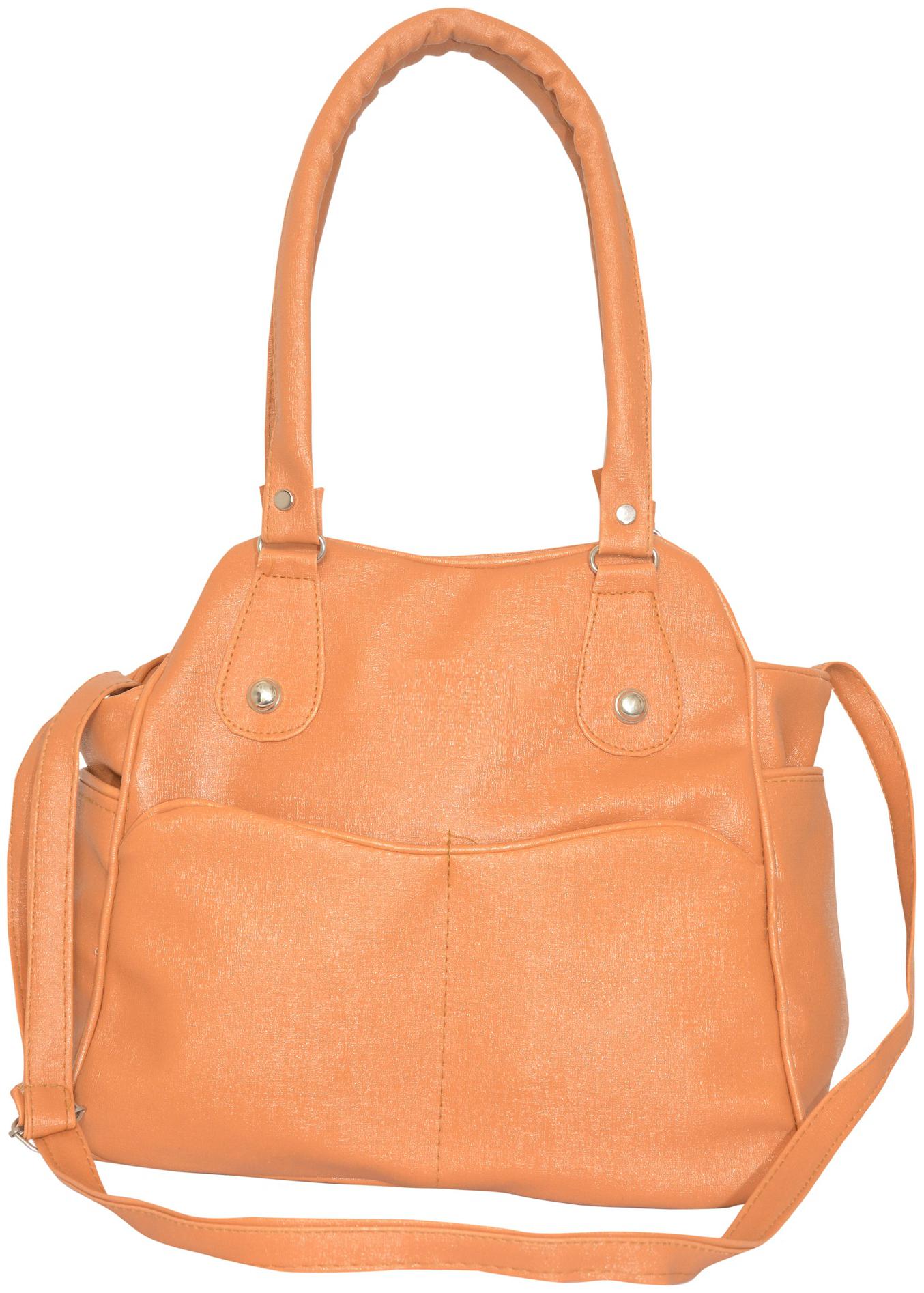 

Tulip Tan PU Shoulder Bag