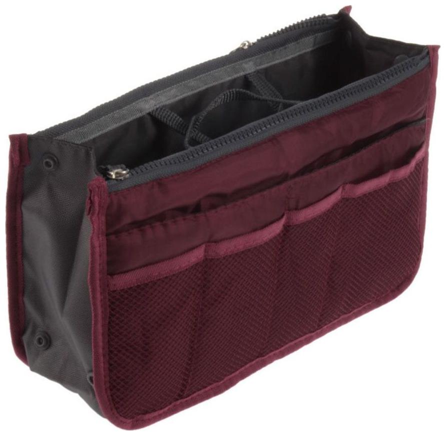 

CONNECTWIDE Maroon Polyester Handheld Bag