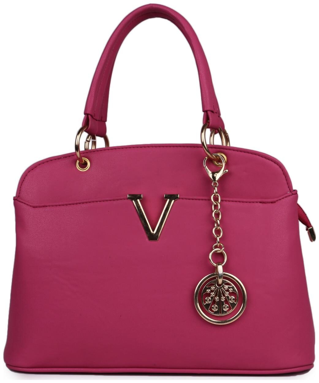 

ROSEBERRY Maroon Faux Leather Handheld Bag