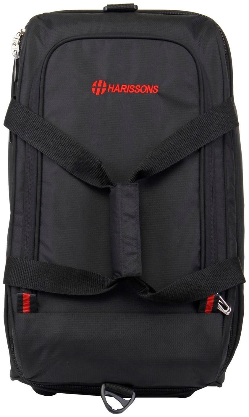 Harissons D Lite Expander Trolley Black Duffel Strolley Bag