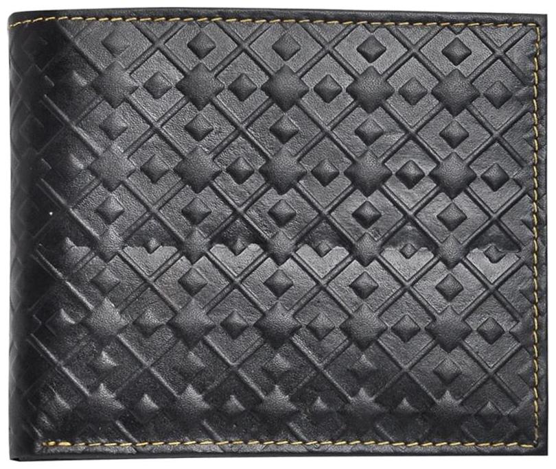 

Hawaishop Women Black Leather Wallet