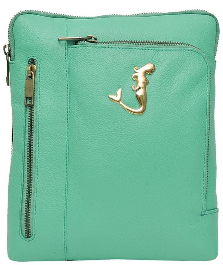 

Hawai Sea Green Leather Sling Bag