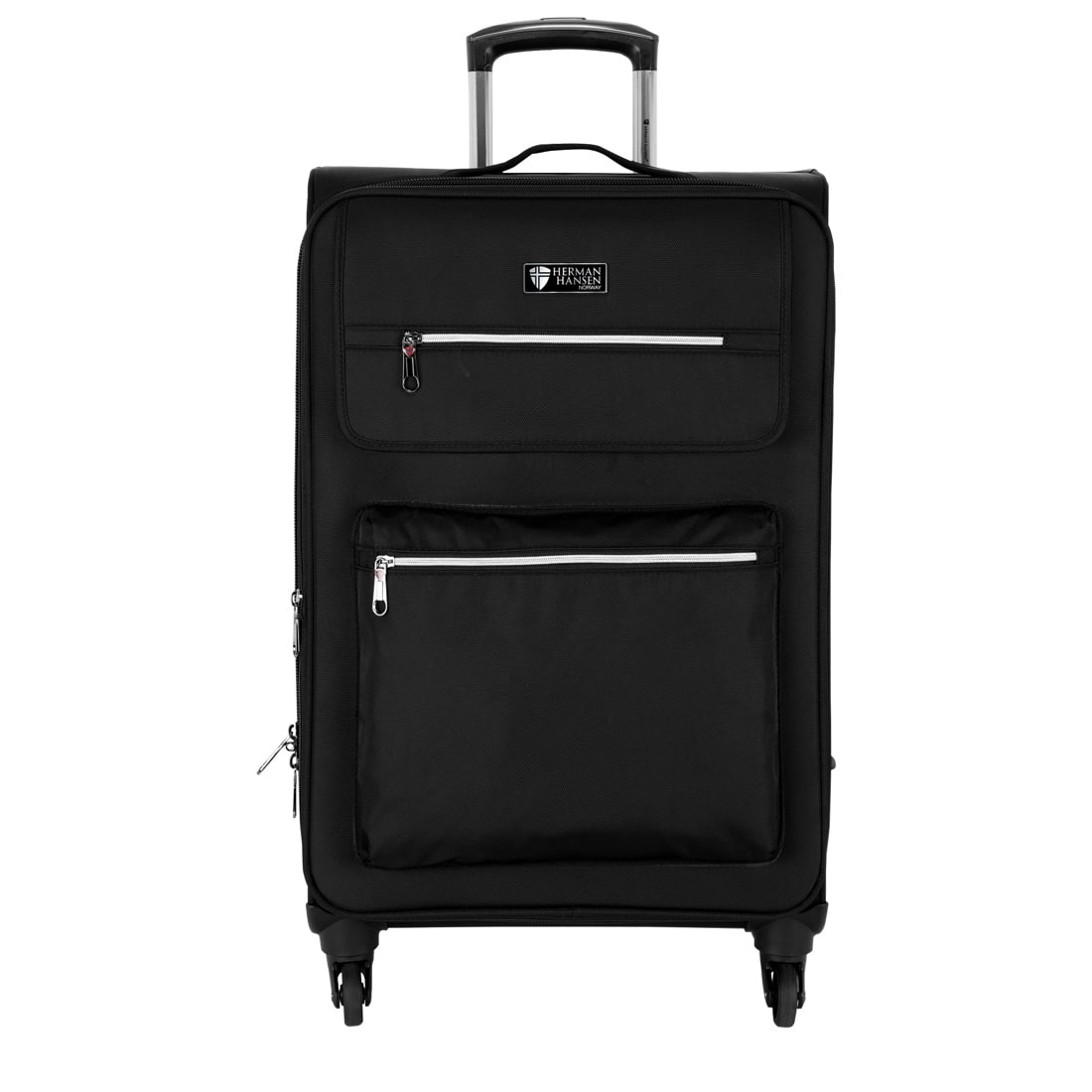 

Herman Hansen 4463 Cabin Size Soft Luggage Bag ( Black 4 Wheels )