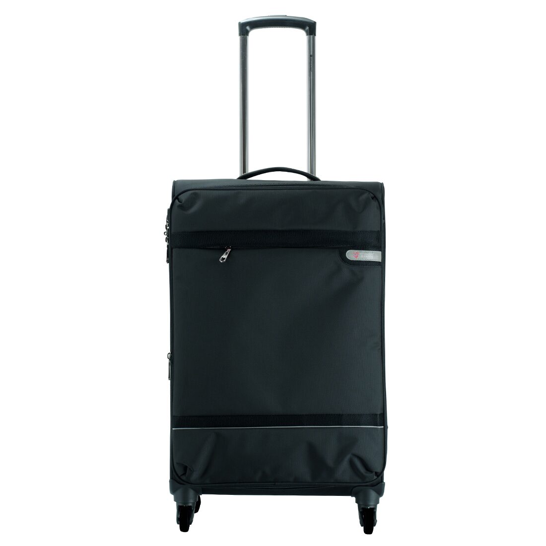 

Herman Hansen 4462 Medium Size Soft Luggage Bag ( Black 4 Wheels )