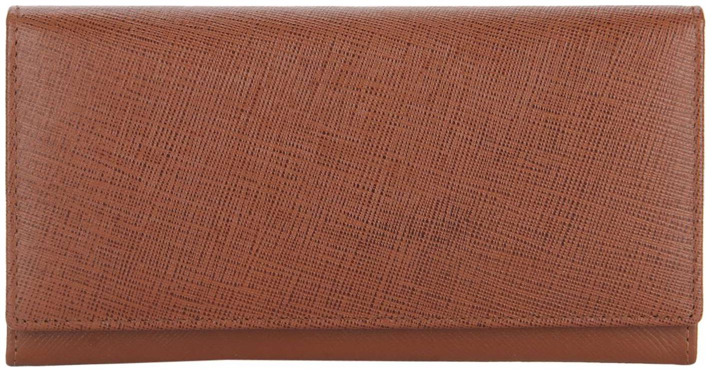 

Hide Hues Women Brown Leather Wallet