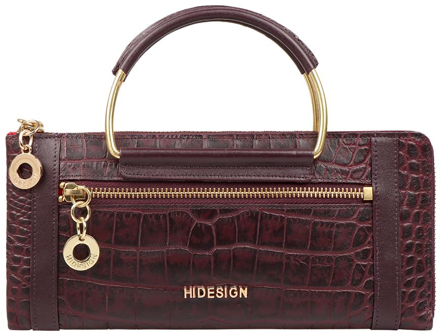 

Hidesign Women Purple Leather Wallet
