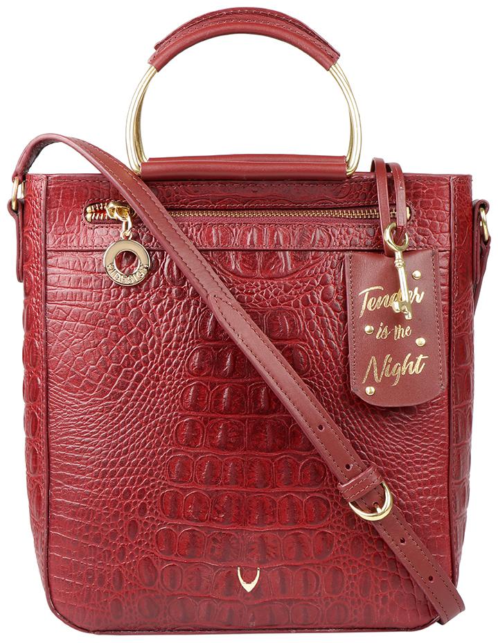 

Hidesign Affair 01 Red Leather Women s Sling Bag