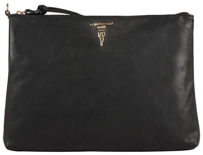 

Hidesign Women Black Leather Wallet