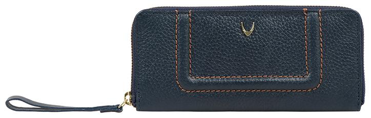 

Hidesign Women Blue Leather Wallet