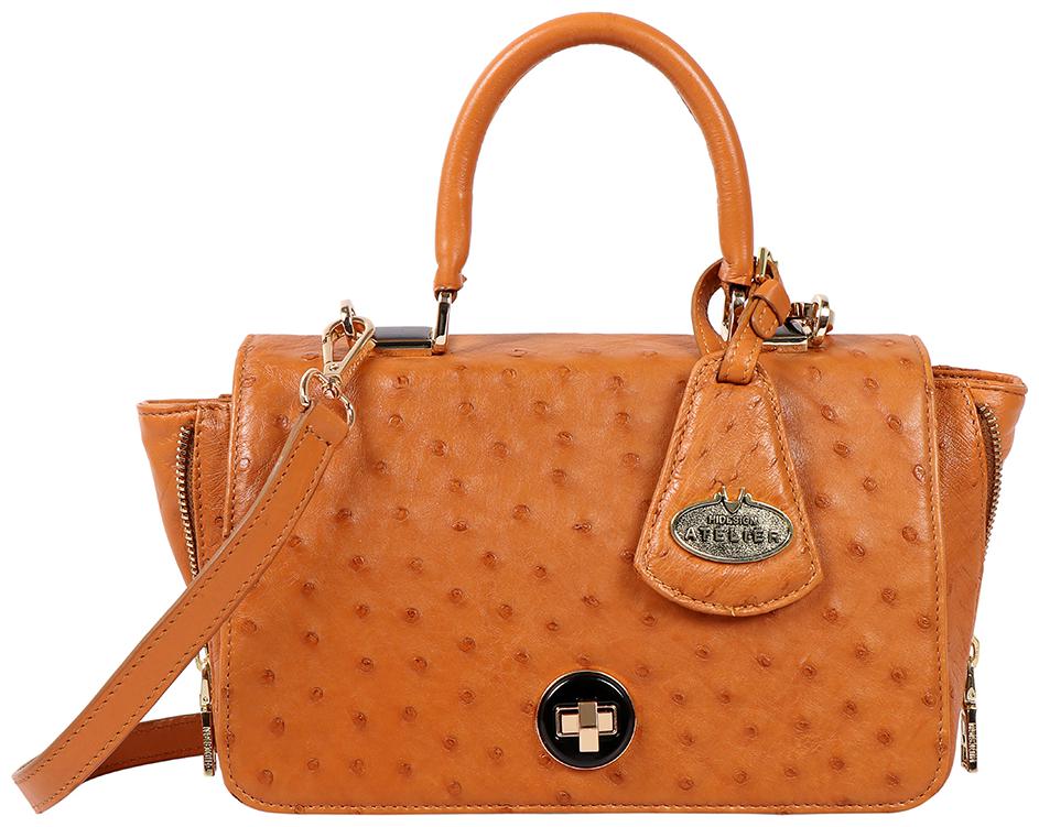 

Hidesign Azur Tan Leather Womens Hand bag