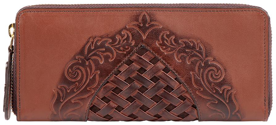 

Hidesign Women Brown Leather Wallet
