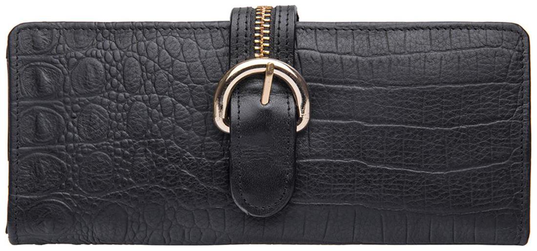 

Hidesign Women Black Leather Wallet