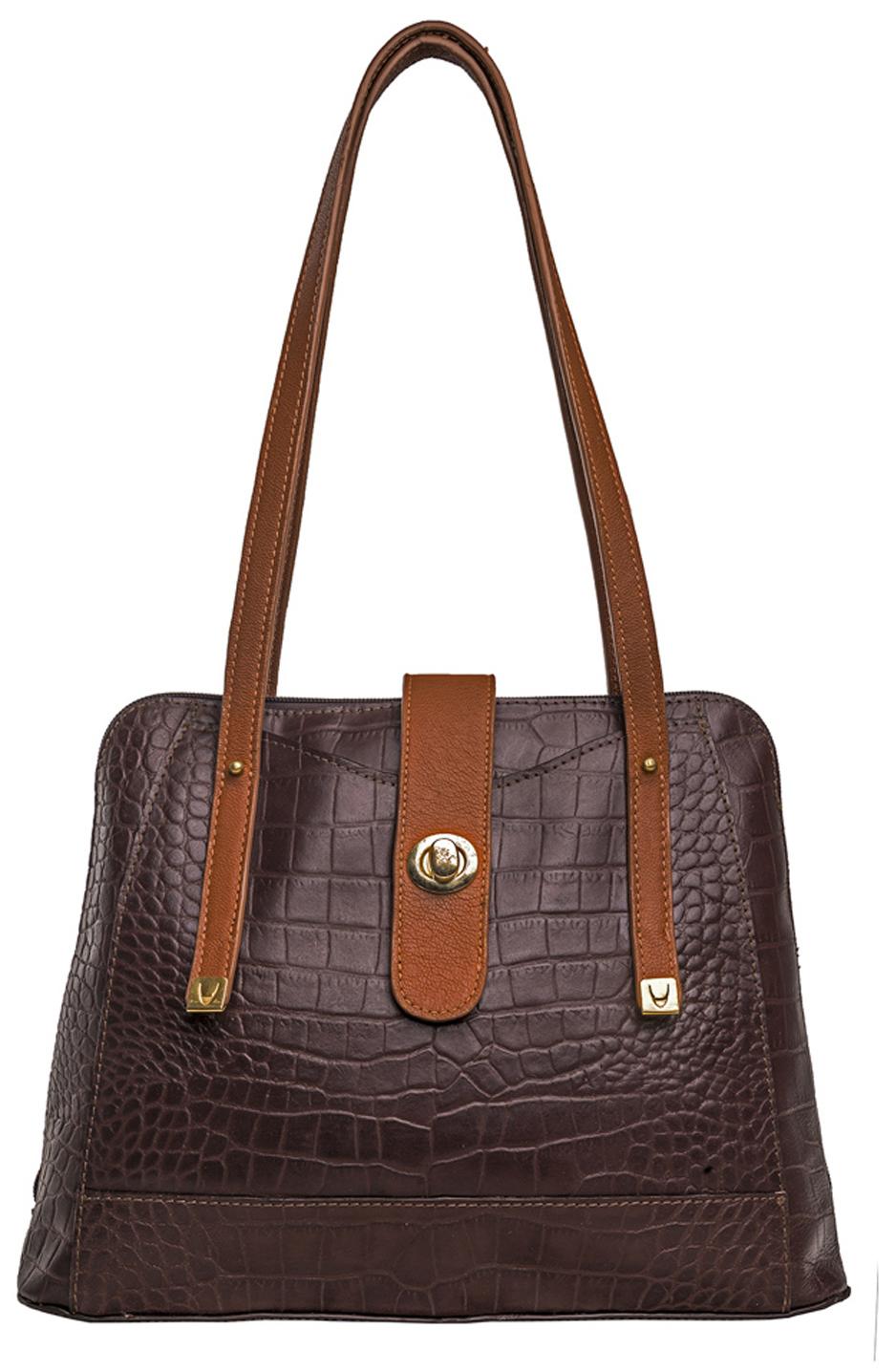 

Hidesign SB Atria 03 Brown Leather Shoulder Bag