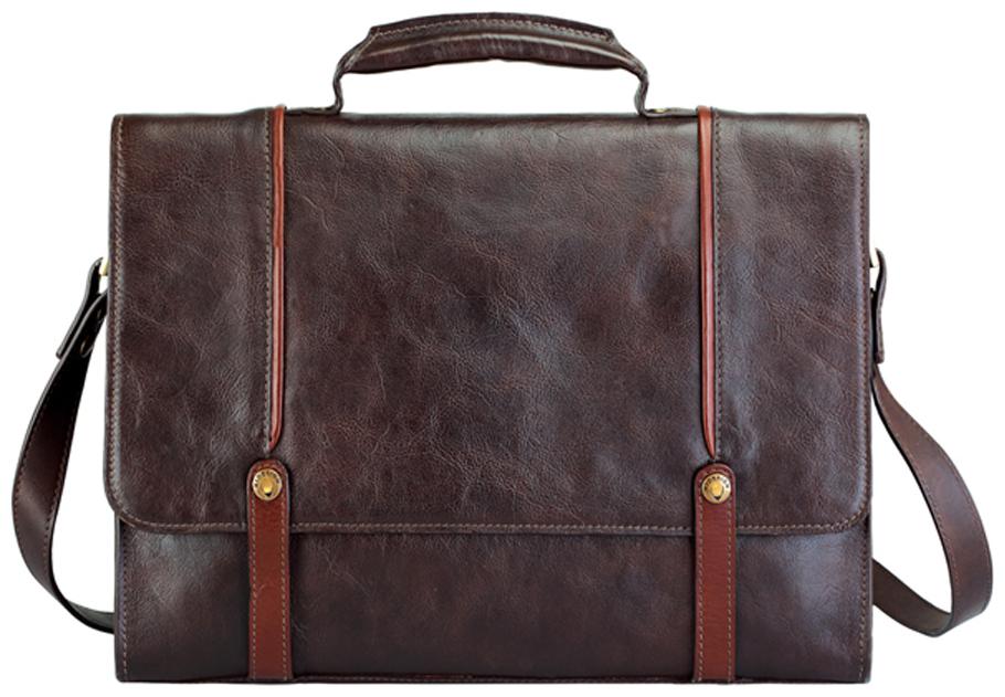 

Hidesign Piccadilly Arcade 02 Brown Leather Briefcase