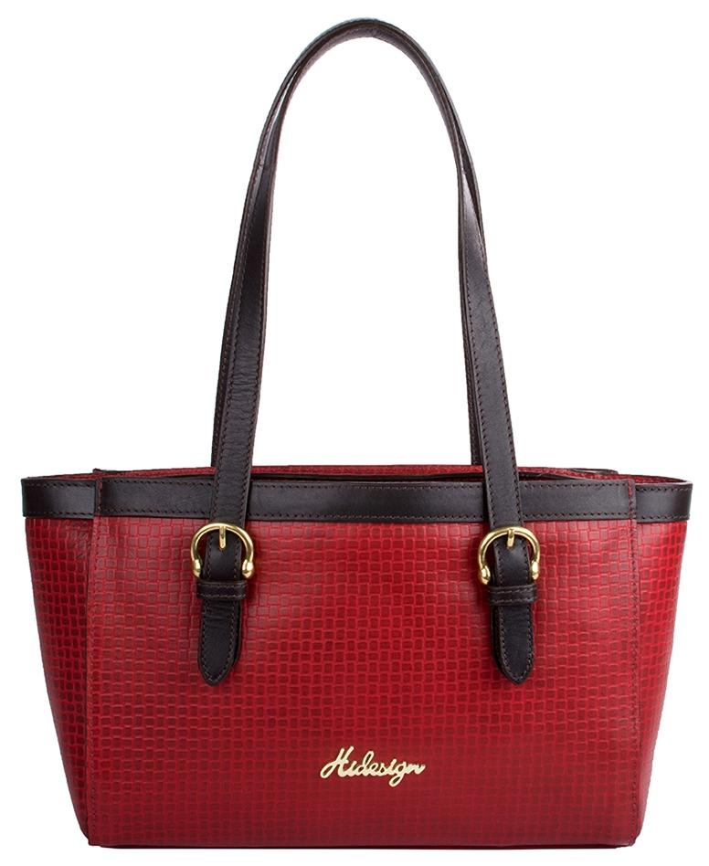 

Hidesign Dubai 01 Sb Red Leather Shoulder Bag