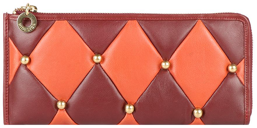 

Hidesign Women Red Leather Wallet
