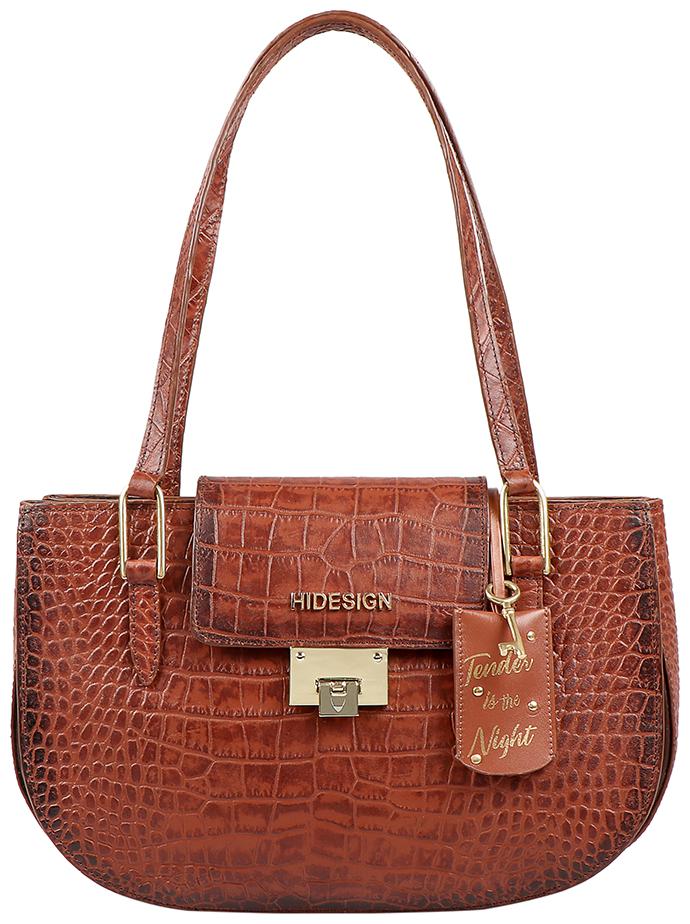 

Hidesign Fling 03 Tan Leather Women s Shoulder Bag