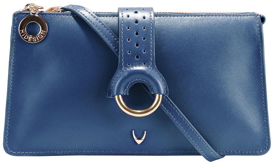 

Hidesign Gatsby 04 Blue Leather Womens Sling bag