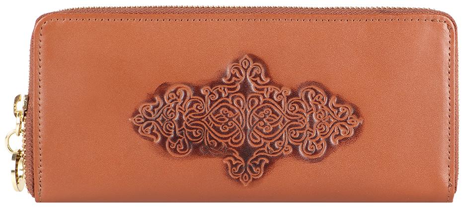 

Hidesign Women Tan Leather Wallet