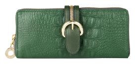 

Hidesign Women Green Leather Wallet