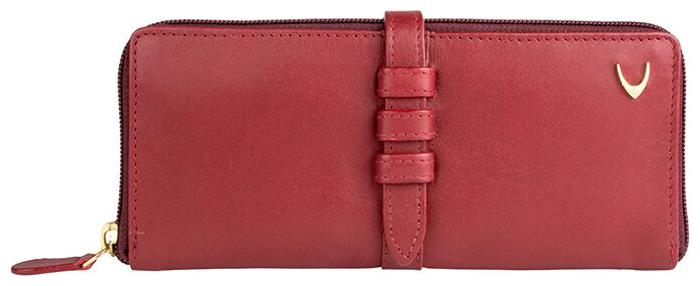 

Hidesign Women Red Leather Wallet