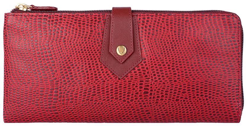 

Hidesign Women Red Leather Wallet