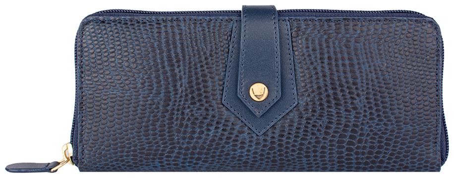 

Hidesign Hong Kong W2 Sb Blue Leather Ladies Purse(Nautical)