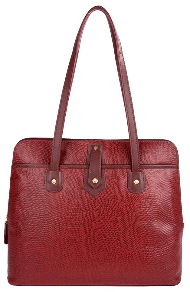 

Hidesign Hong Kong 02 Sb Red Leather Shoulder Bag
