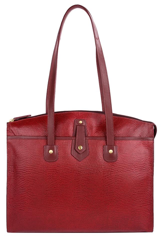 

Hidesign Hong Kong 01 Sb Red Leather Shoulder Bag