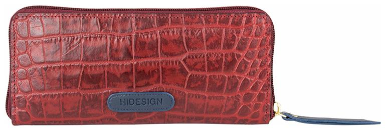 

Hidesign Women Red Leather Clutch
