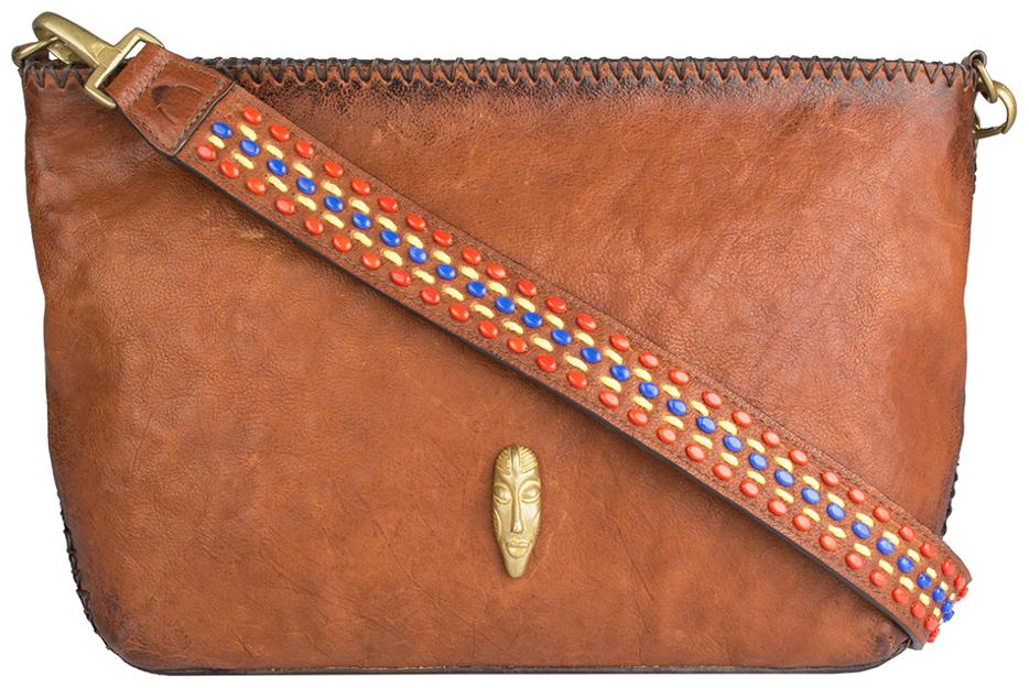 

HIDESIGN KIBOKO 02 TAN LEATHER LADIES HAND BAG (MASAI)