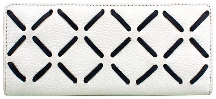

Hidesign Women White Leather Clutch