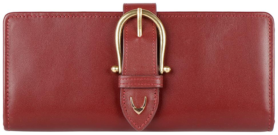

Hidesign Women Red Leather Wallet