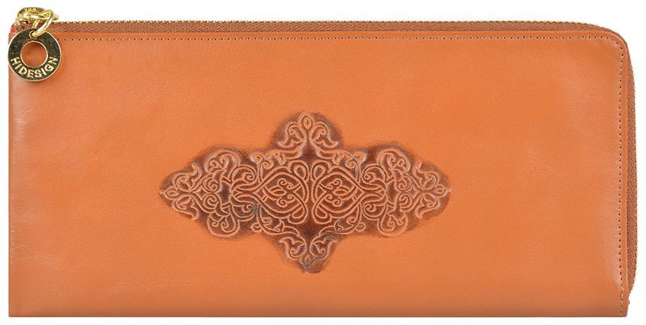 

Hidesign Women Tan Leather Wallet