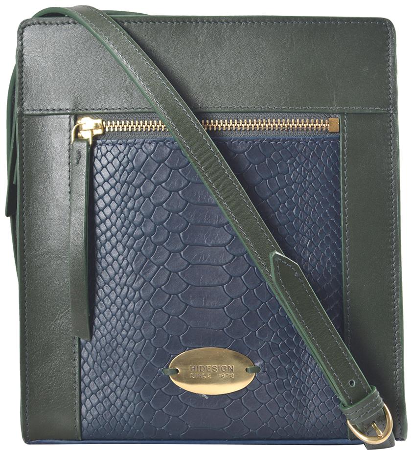 

HIDESIGN LIBRA 03 SB BLUE LEATHER LADIES HANDBAG(Nautical)
