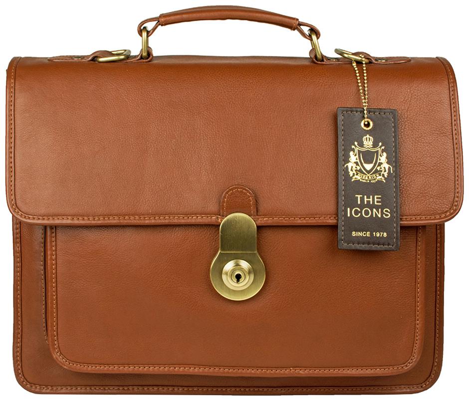 

HIDESIGN LUCCA TAN LEATHER BAG