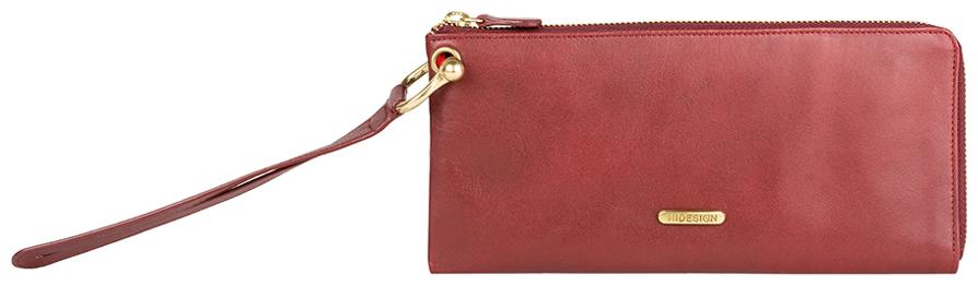

Hidesign Women Red Leather Clutch