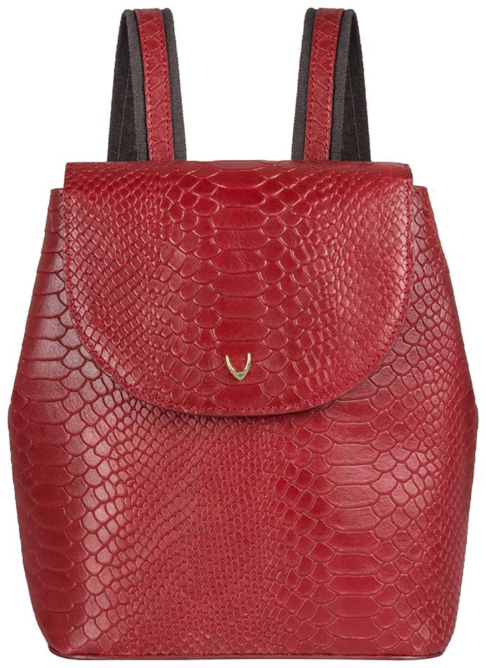 

Hidesign Red Leather Backpack