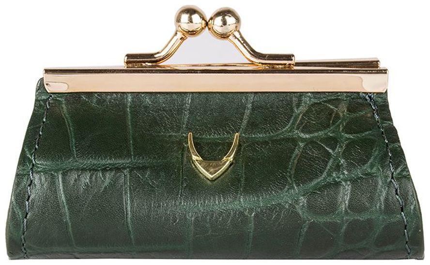 

Hidesign Women Green Leather Wallet
