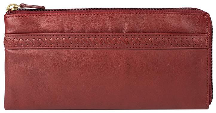 

Hidesign Women Red Leather Wallet