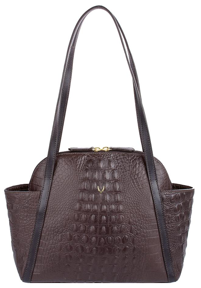 

Hidesign New York 01 Sb Brown Leather Shoulder Bag