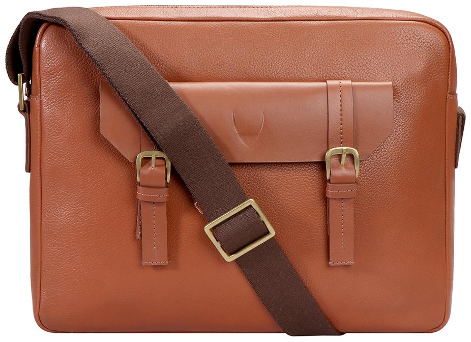 

Hidesign Ronaldo 02 SB Tan Leather Men s Messenger Bag