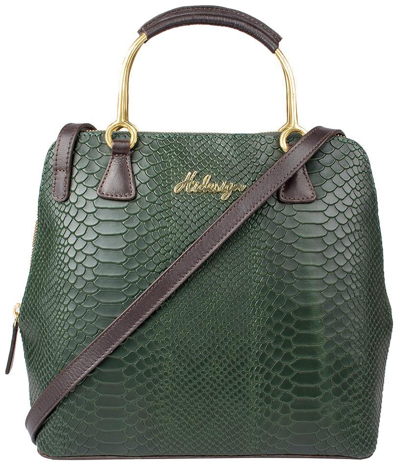 

HIDESIGN ROYALE 02 GREEN LEATHER LADIES HANDBAG
