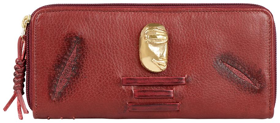 

Hidesign Women Brown Leather Wallet